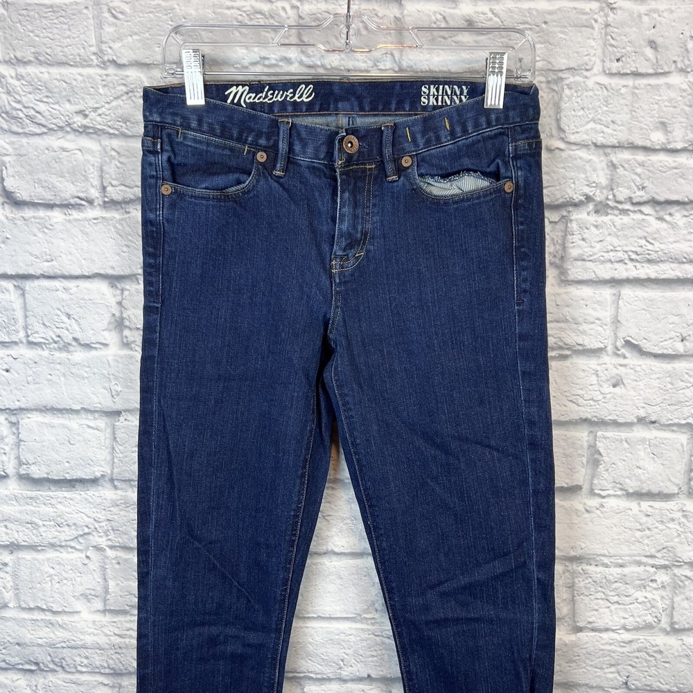 Madewell Jeans Skinny Skinny Womens Stretch Blue Medium Wash Denim Size 27X32